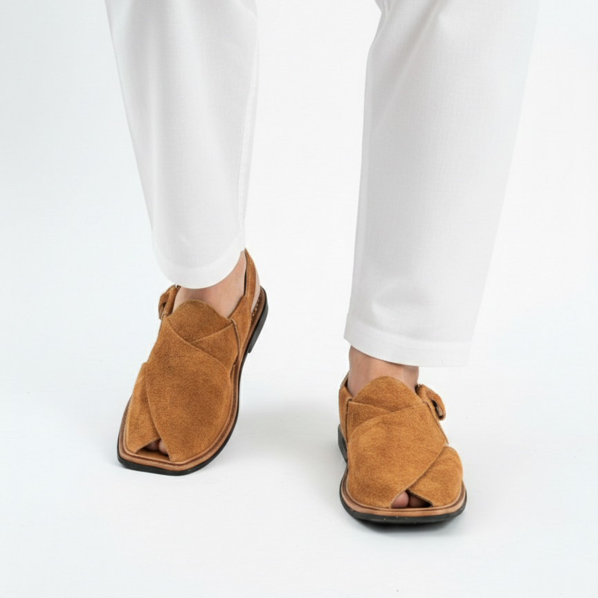 DajiWear Pure Sabar Handmade Peshawari Chappal