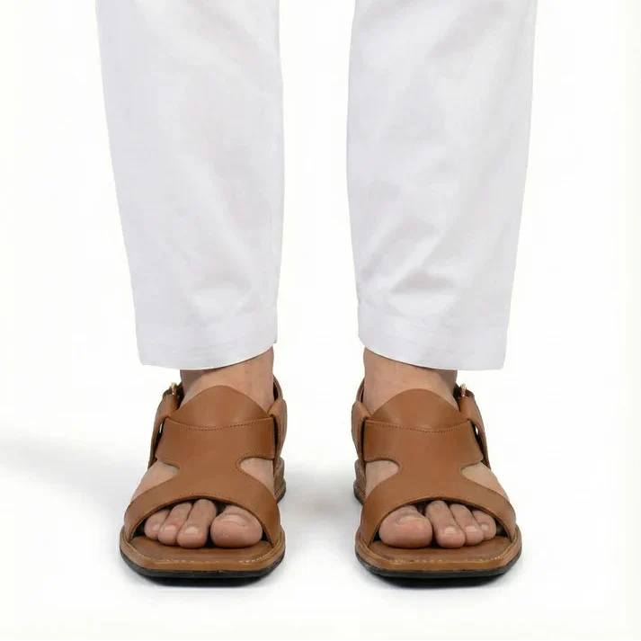 Handmade Pure Leather Panjedar Chappal P#10011