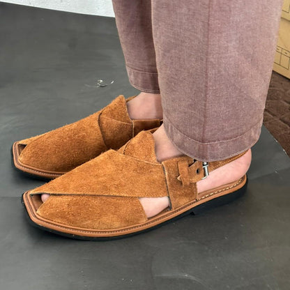 DajiWear Pure Sabar Handmade Peshawari Chappal