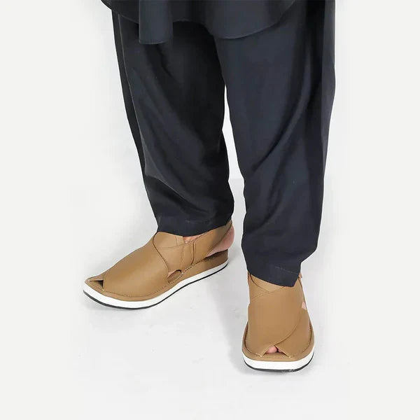 Brown Kaptaan Chappal – Pure Handmade – Daji Wear Special