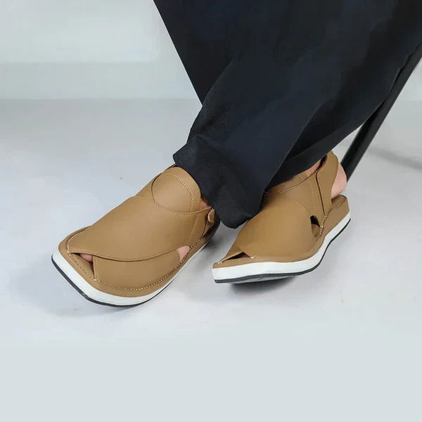 Brown Kaptaan Chappal – Pure Handmade – Daji Wear Special