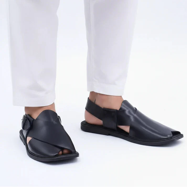 Premium Leather Charsadda Chappal for Men
