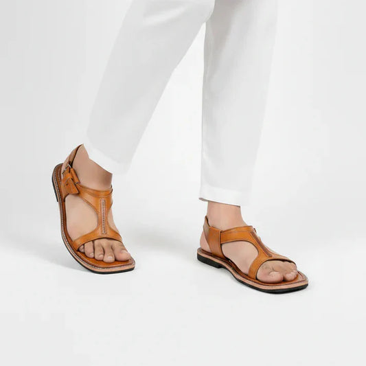 Handmade Pure Leather Panjedar Chappal for Men