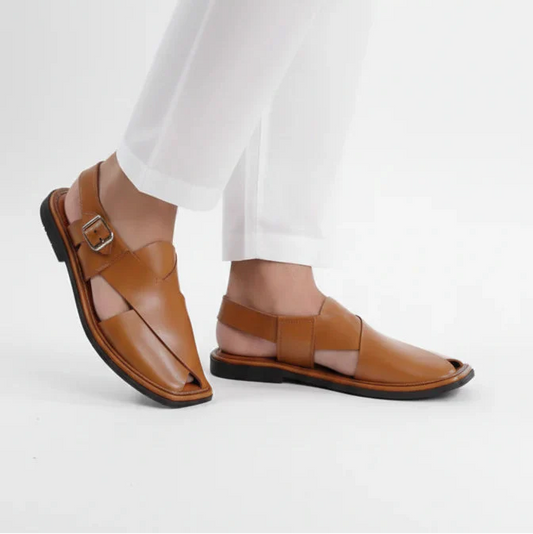 Handmade Pure Leather Peshawari Chappal for Men