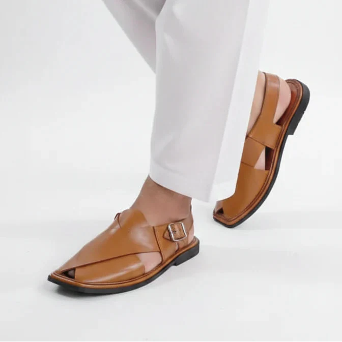 Handmade Pure Leather Peshawari Chappal for Men